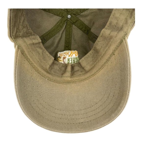 Budweiser Hat Know When To Say When Khaki Adjustable Lightly Distressed Cap - Picture 8 of 9